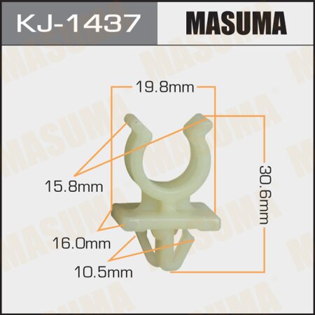 Клипса пластиковая Masuma, KJ-1437