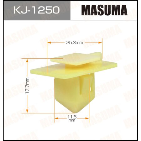 Клипса пластиковая Masuma, KJ-1250
