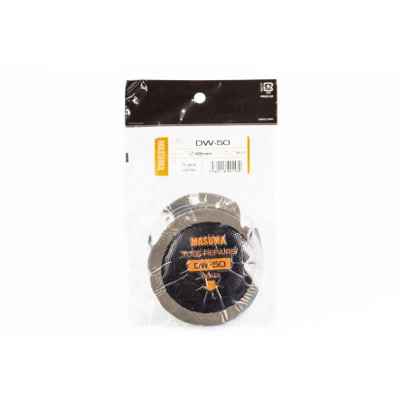 Заплатки MASUMA универсальные, холодная вулканизация, D49mm, к-т 5шт., DW-50