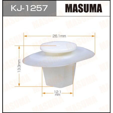Клипса пластиковая Masuma, KJ-1257