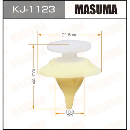 Клипса пластиковая Masuma, KJ-1123