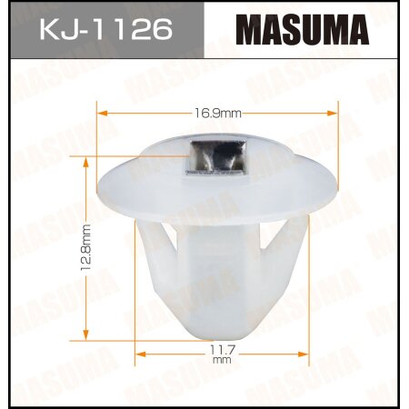 Клипса пластиковая Masuma, KJ-1126