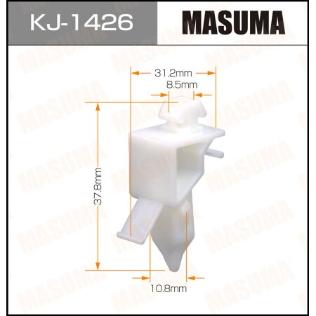 Клипса пластиковая Masuma, KJ-1426
