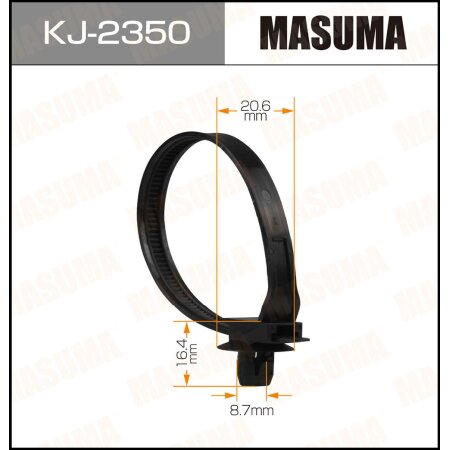 Клипса пластиковая Masuma, KJ-2350