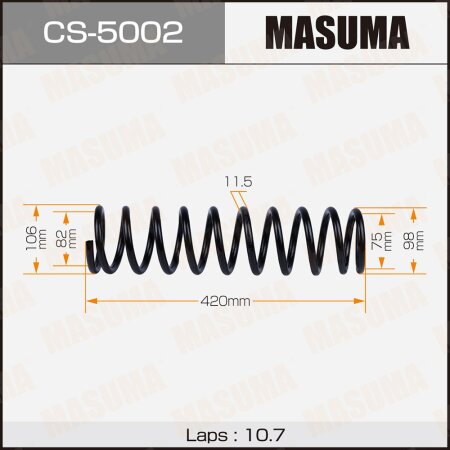 Пружина подвески Masuma, CS-5002