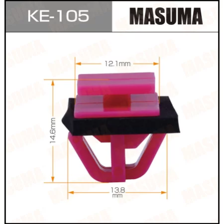 Клипса пластиковая Masuma, KE-105