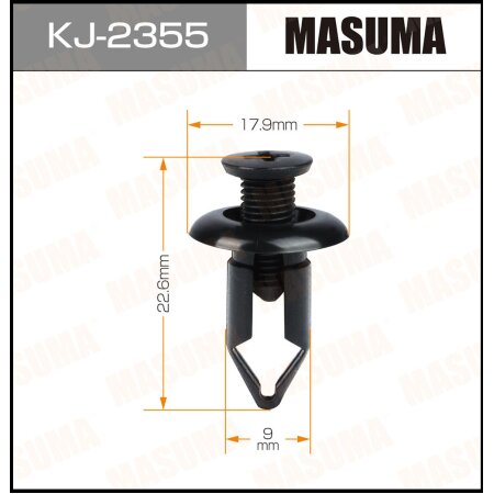 Клипса пластиковая Masuma, KJ-2355