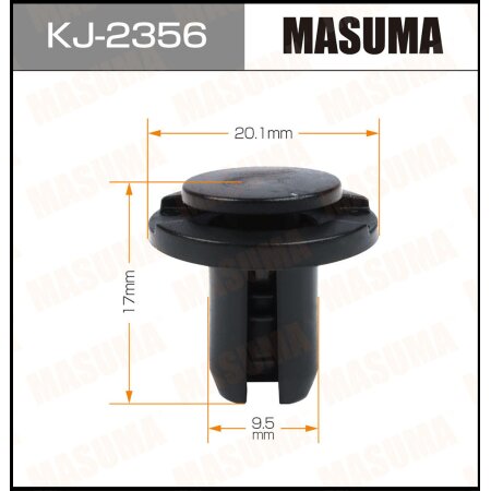 Клипса пластиковая Masuma, KJ-2356