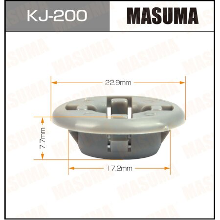 Клипса пластиковая Masuma, KJ-200