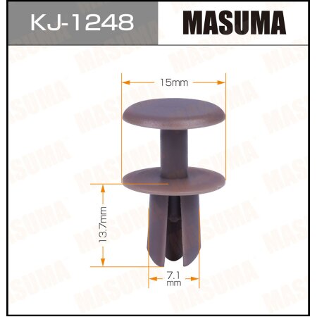 Клипса пластиковая Masuma, KJ-1248
