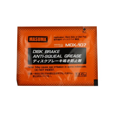 Смазка для суппортов MASUMA 6гр. (скоб и противоскрипных пластин тормозных колодок), MOX-107