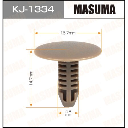 Клипса пластиковая Masuma, KJ-1334