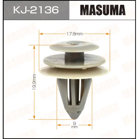 Клипса пластиковая Masuma, KJ-2136