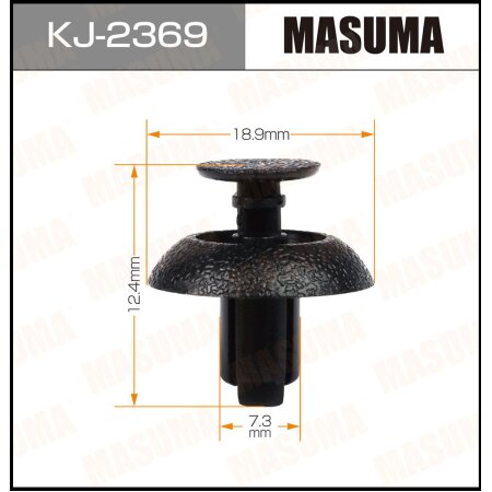 Клипса пластиковая Masuma, KJ-2369