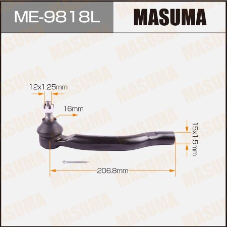 MASUMA ME-9818L, Наконечник рулевой Masuma. Бренд автозапчастей №1 в России
