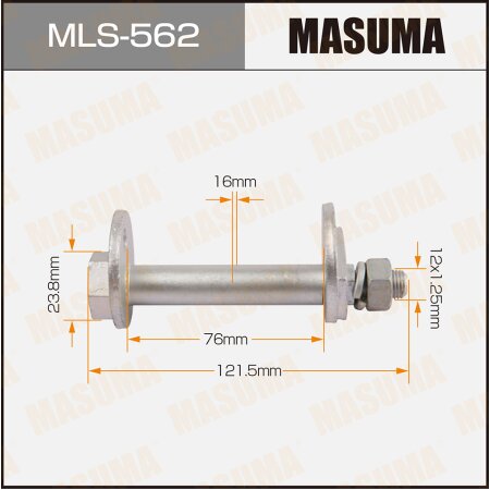 MASUMA MLS-562, Болт-эксцентрик Masuma. Бренд автозапчастей №1 в России