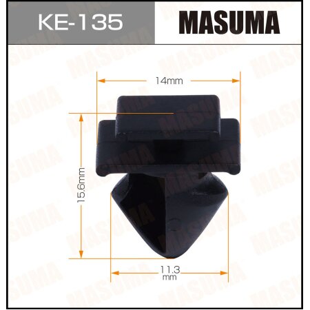 Клипса пластиковая Masuma, KE-135