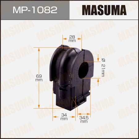 MASUMA MP-1082, Втулка стабилизатора Masuma. Бренд автозапчастей №1 в ...