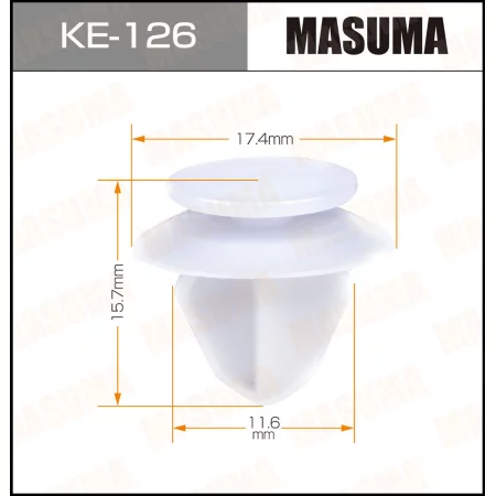 Клипса пластиковая Masuma, KE-126
