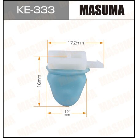 Клипса пластиковая Masuma, KE-333