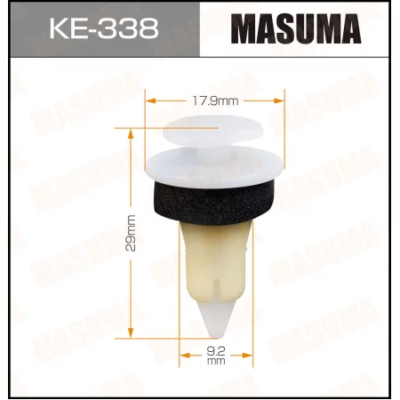 Клипса пластиковая Masuma, KE-338