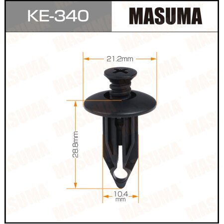 Клипса пластиковая Masuma, KE-340