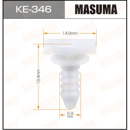Клипса пластиковая Masuma, KE-346
