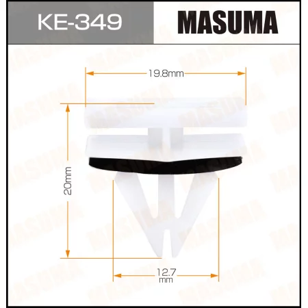 Клипса пластиковая Masuma, KE-349