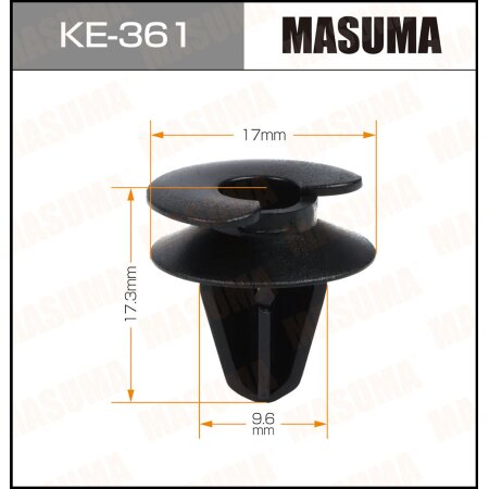 Клипса пластиковая Masuma, KE-361