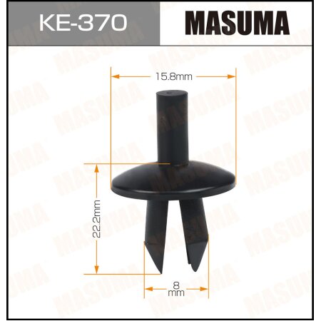 Клипса пластиковая Masuma, KE-370