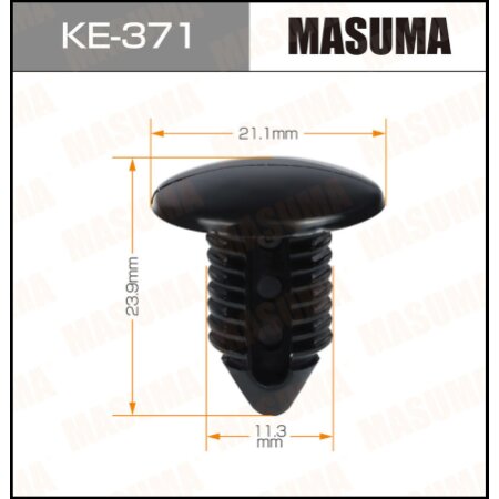Клипса пластиковая Masuma, KE-371