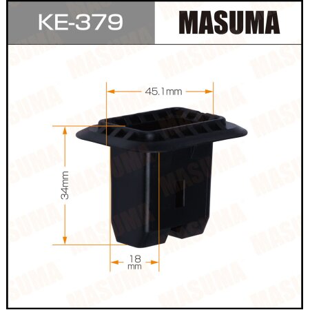Клипса пластиковая Masuma, KE-379