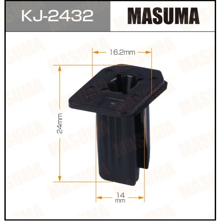 Клипса пластиковая Masuma, KJ-2432