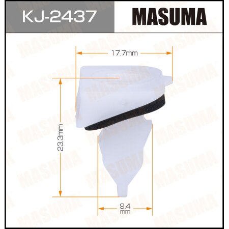 Клипса пластиковая Masuma, KJ-2437