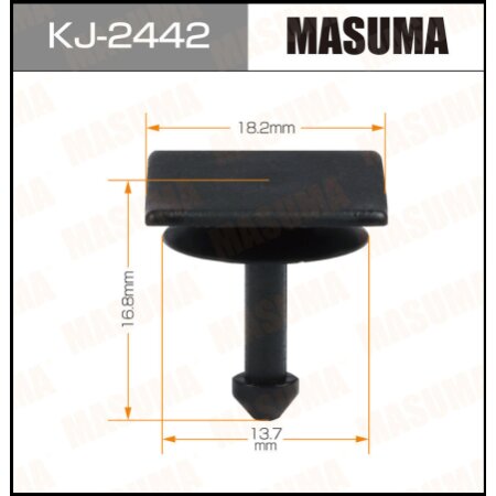 Клипса пластиковая Masuma, KJ-2442