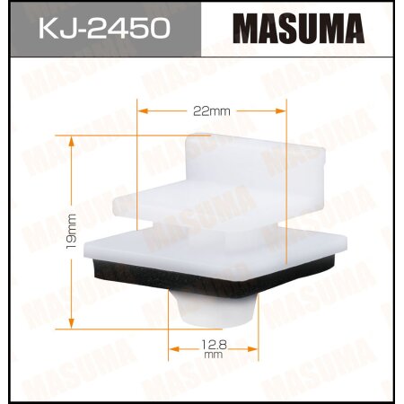 Клипса пластиковая Masuma, KJ-2450