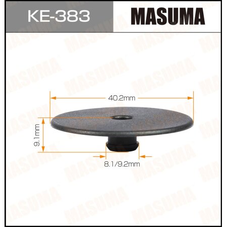 Клипса пластиковая Masuma, KE-383