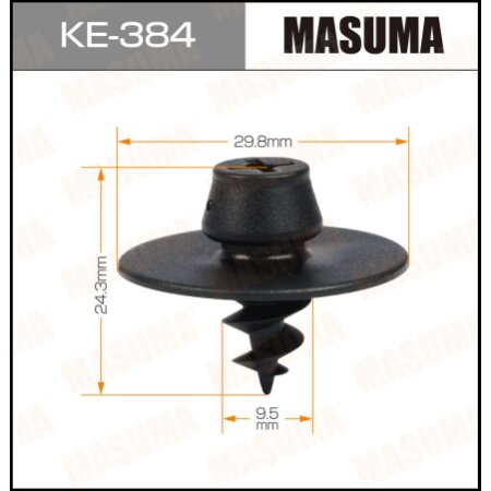 Клипса пластиковая Masuma, KE-384
