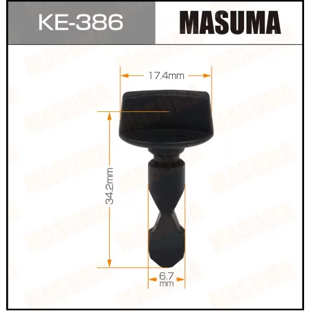 Клипса пластиковая Masuma, KE-386