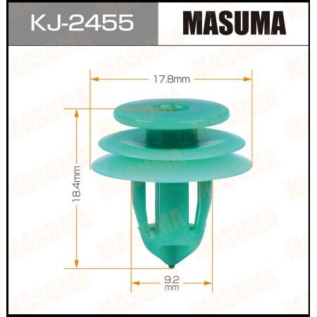 Клипса пластиковая Masuma, KJ-2455