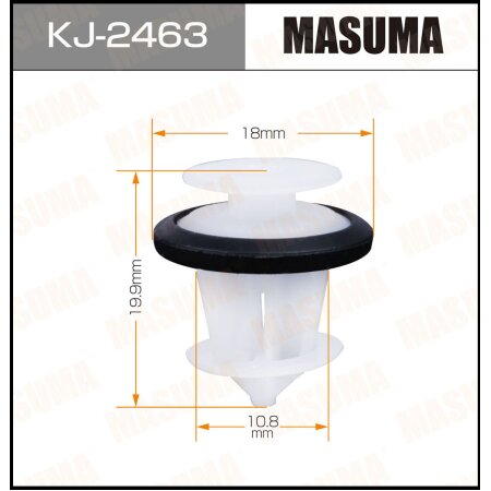 Клипса пластиковая Masuma, KJ-2463