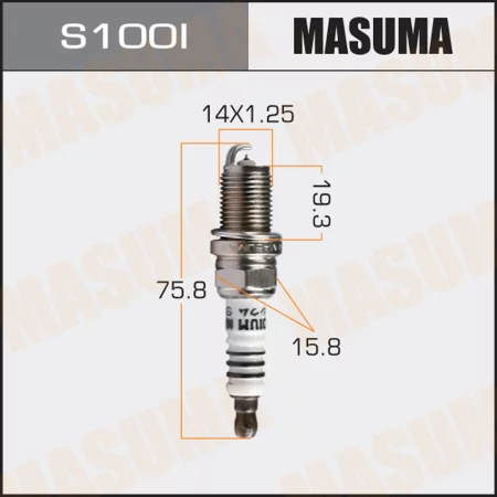 Свеча зажигания иридиeвая BKR5EIX-11 (5464) Masuma, S100I