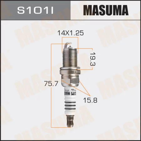 Свеча зажигания иридиeвая BKR6EIX-11 (3764) Masuma, S101I