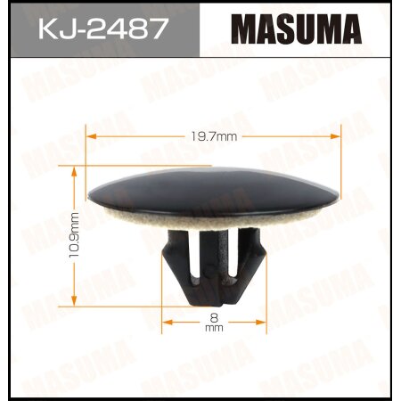 Клипса пластиковая Masuma, KJ-2487