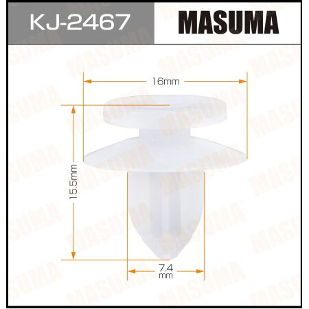 Клипса пластиковая Masuma, KJ-2467