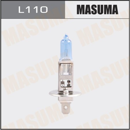Лампа высокотемпературная Masuma BLUE SKYGLOW H1 12V 55W (4200K), L110