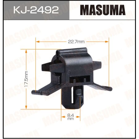 Клипса пластиковая Masuma, KJ-2492