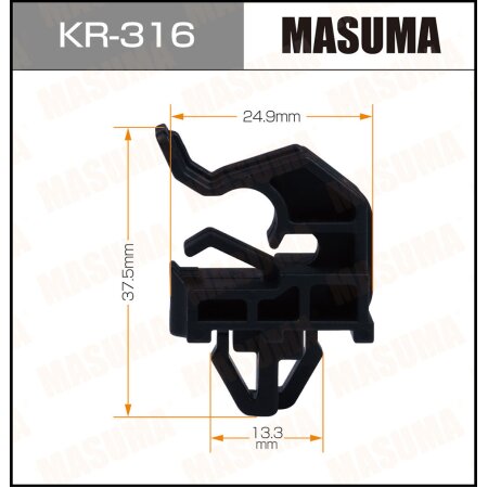 Клипса пластиковая Masuma, KR-316