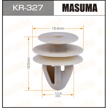 Клипса пластиковая Masuma, KR-327
