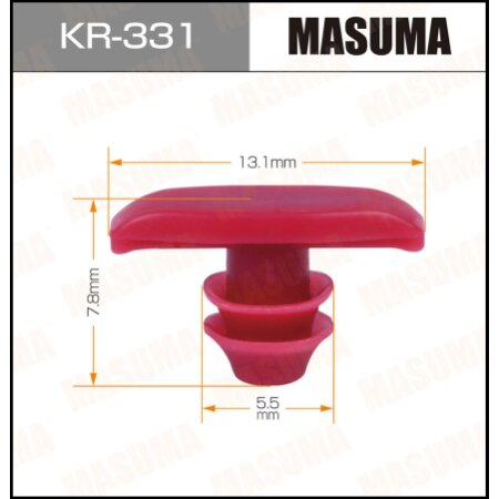 Клипса пластиковая Masuma, KR-331